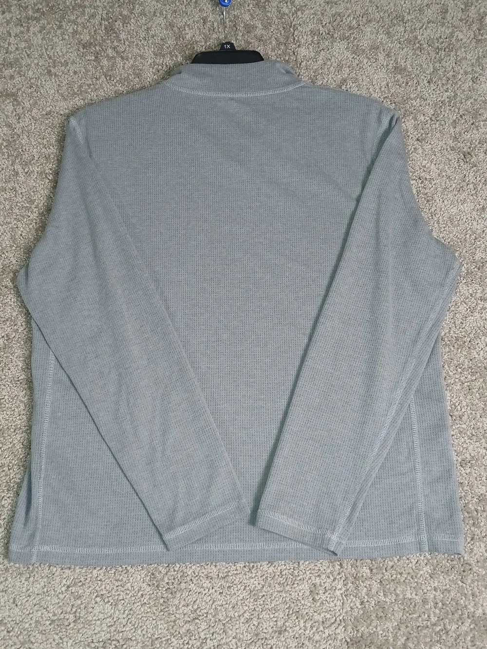 J. Crew Performance Men's‎ Gray Quarter-Zip Performance Pullover - Size Large